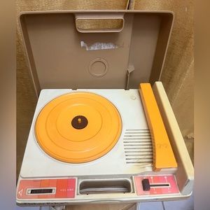FISHER PRICE💥RARE FINDINGS💥1978 Vintage Portable Record Player #825